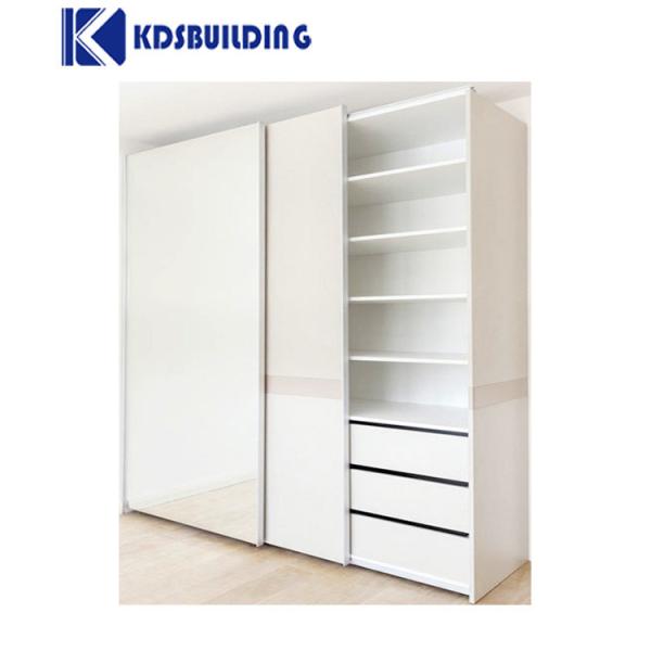 Armário de luxo moderno de plástico mobiliário de quarto familiar guarda-roupa