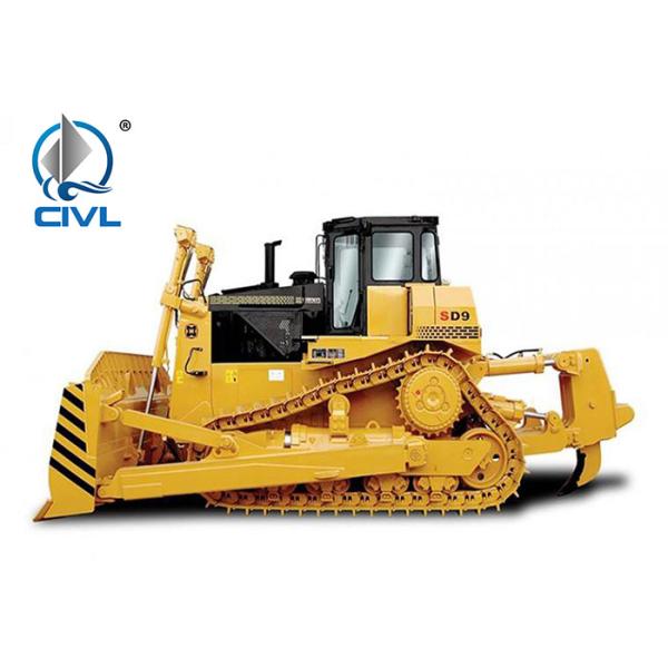 Track Bulldozer SD9 With Ripper  430HP Elevated Sprocket Hydraulic Bulldozer SD9 New Bulldozer Yellow Color