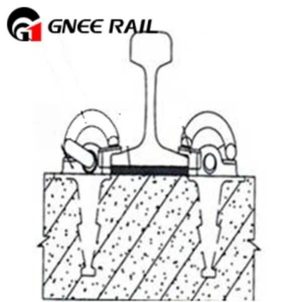 115 RE 鉄道の固定装置システムと鉄道の肩