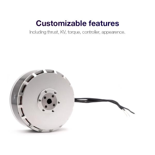 Moteur Brushless 15060 de 55KG de Poussée pour Drones de Levage Lourd 14KW 120V