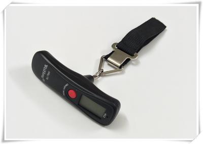Black Travel Bag Weighing Scales Units KG / G / LB / OZ With Polyester Belt