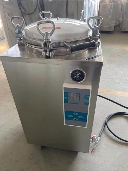 Esterilizador a Vapor de Pressão Autoclave 120L 150L Totalmente em Aço Inoxidável Vertical