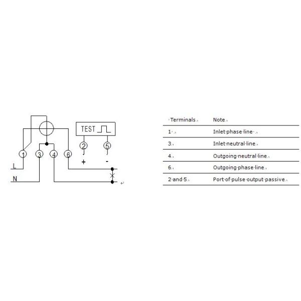 Single Phase Electronic Energy Meter , Electric kilowatt hour meter Analog Display