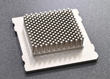 70W Square Pin Fin Cold Forged Heat Sink Skived Thermal Solution