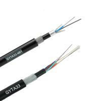 Cable sous-marin à fibre optique GYTA33 48 96 144 Cœurs Cable sous-marin à fibre optique