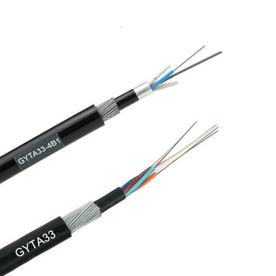 Cable sous-marin à fibre optique GYTA33 48 96 144 Cœurs Cable sous-marin à fibre optique
