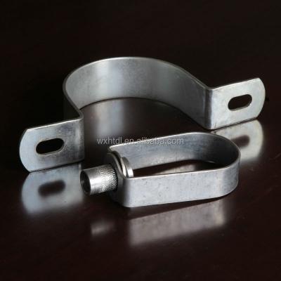 Aço inoxidável U Strap Omega Pipe Clamp 4 polegadas 2 polegadas Pipe Saddle Clamp