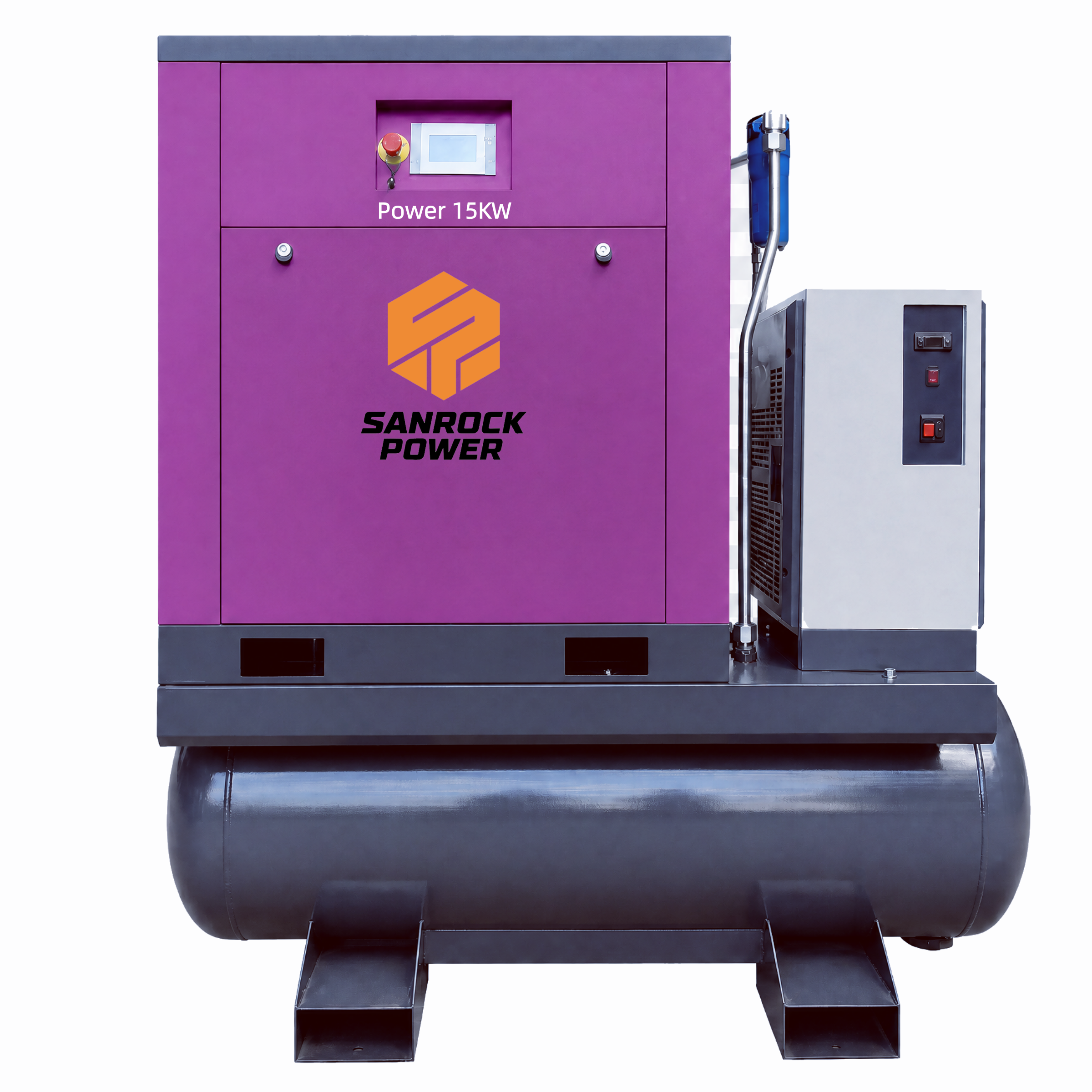 Portable Air Compressor Machine 15KW Saving Energy Improve Efficiency Laser Cutting Air Compressor
