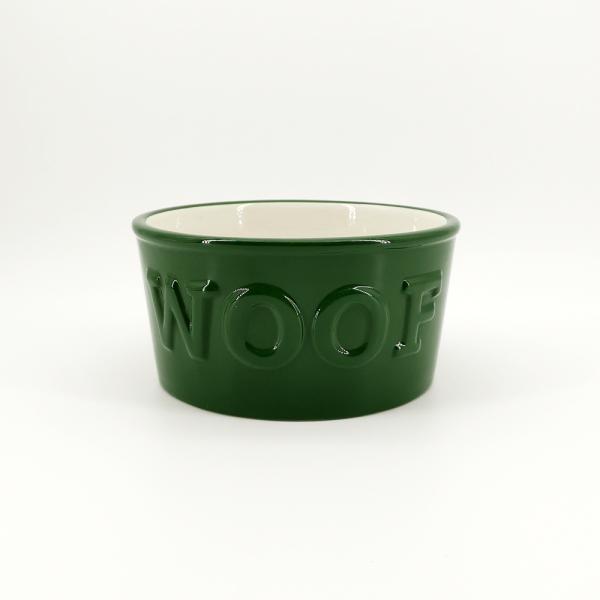 Colorful Ceramic Pet Bowl , Rounded Ceramic Dog Slow Feeder For Food Water Feeding