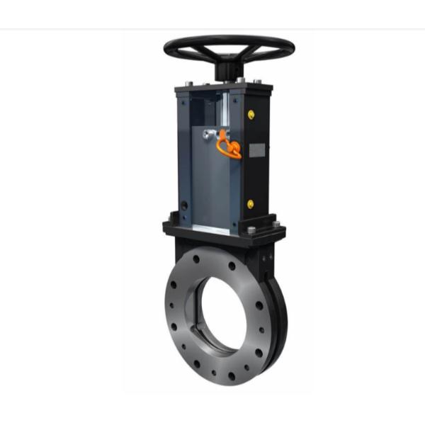 Конического зубчатого колеса ANSI низкого давления запорной заслонки ножа Bonnetless фланец ручного круглый