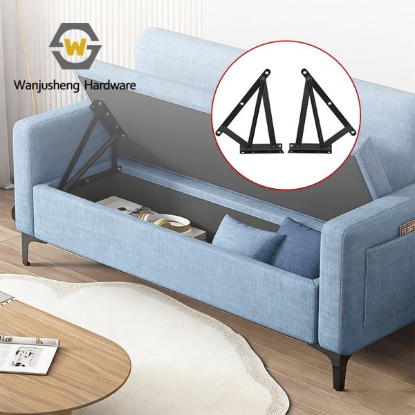 Thickened Foldable Triangular Spring Hinge Bed Board Sofa Frame Cushioned One-Piece Hinge Storage Bed Hinge