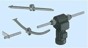 400 N.m/800 N.m Torque de saída Abridor de janela Motor de engrenagem de estufa para motor de cortina de transportador