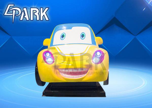 2 Player Kiddy Ride Machine , Genius Racer Fiberglass Kids Swing Car Machine Game