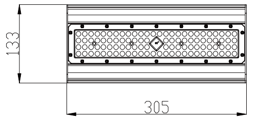 150lm / W LED высокий мачты свет Гарантия 5 IK08 с ADC12 литьевого алюминия для стадиона спорта