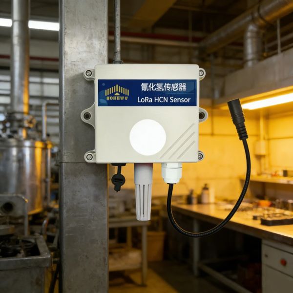 LoRaWAN Hydrogen Cyanide (HCN) Temperature and Humidity Sensor | Gold Extraction/Electroplating/Chemical Safety Monitoring