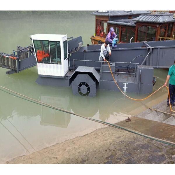 China Made Full New River Hyacinth Cleaning Machinery for Reservoir