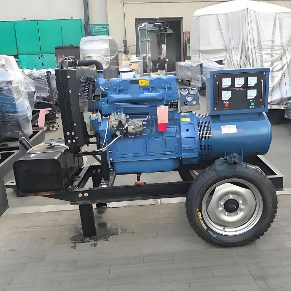 Hot Sale Diesel Power Generator Two Wheels Trailer Diesel Engine Generator Set Mini Diesel Generator