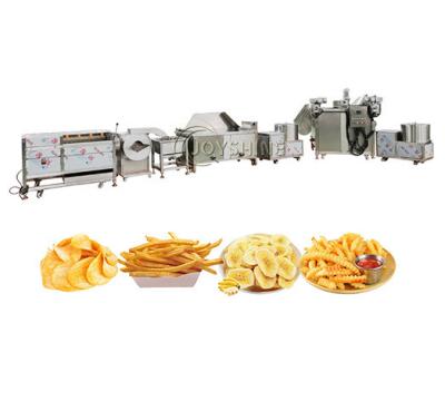 Ligne de production de pommes de terre surgelées semi-automatique personnalisée de 100 kg par heure