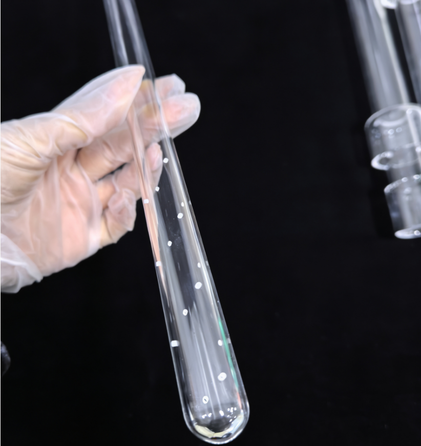 One End To Seal Off Quartz Test Tubes Ozone Free For Laboratory