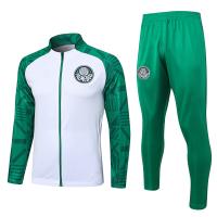 Fato de esporte branco verde do treinamento do futebol que treina Kit Set
