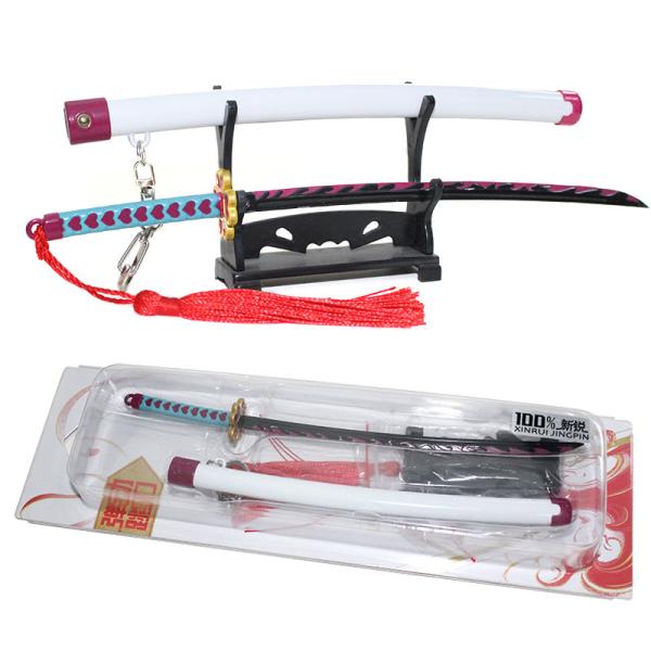 Demon Slayer Kanroji Mitsuri 22CM Automatic Elasitc Moving Sword