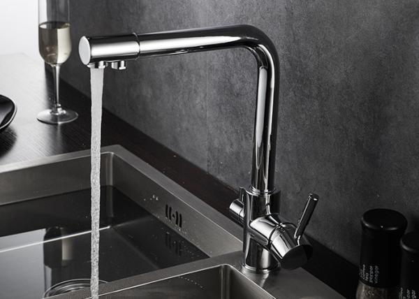Dual Handle Purified Water Kitchen Basin Faucet ROVATE 5 Years Warranty