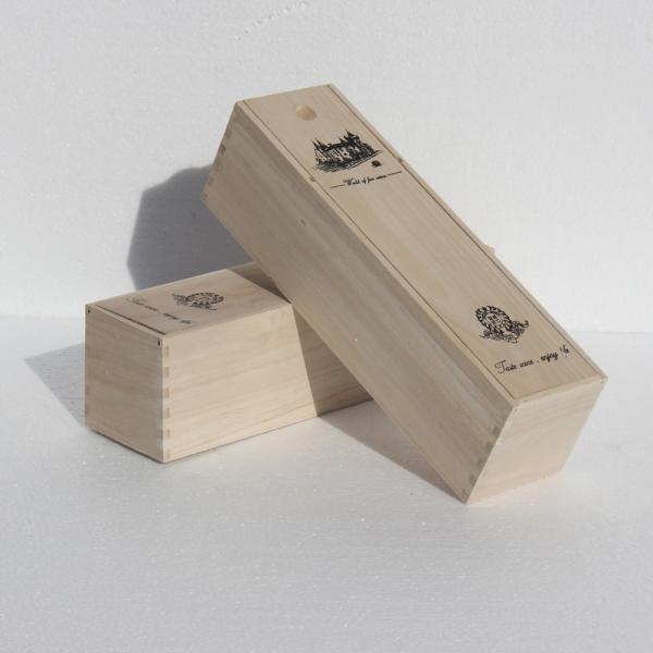 Single Bottle Craft Wine Bottle Box Wooden Red Wine Box