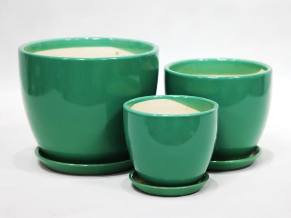 Contemporary Ceramic Pots For Artificial Plants And Greenery Low Maintenance Decor