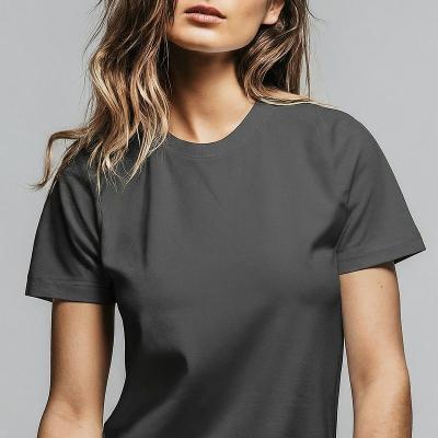 Sport Custom Women'S T Shirts Embroidered 260 Gsm For Daily Casual