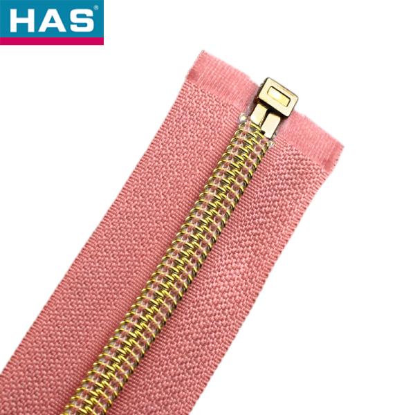 #5 Nylon Zipper Gold Colorful Electroplating Teeth Gold Garment Or Bags Using