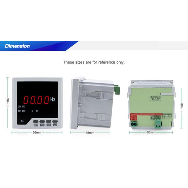 96*96 new frequency meter for complete cabinet