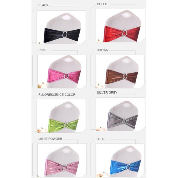 Elastic Wedding Banquet Party Spandex Chair Sashes