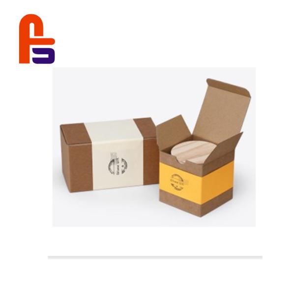Multi Color Printing Durable For Tea Kraft Paper Packaging Box