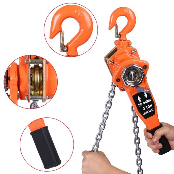 CE Approved Lever Block With Alloy Steel Chain 0.75 Ton To 9 Ton Capacity