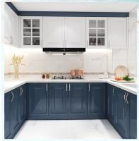buffets contemporains modernes de bleu marine de 150cm avec les Cabinets grands