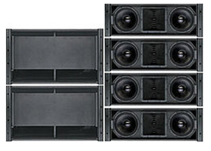 Pro Sound Dj Audio Line Array Speakers Waveguide , 10 Line Array System