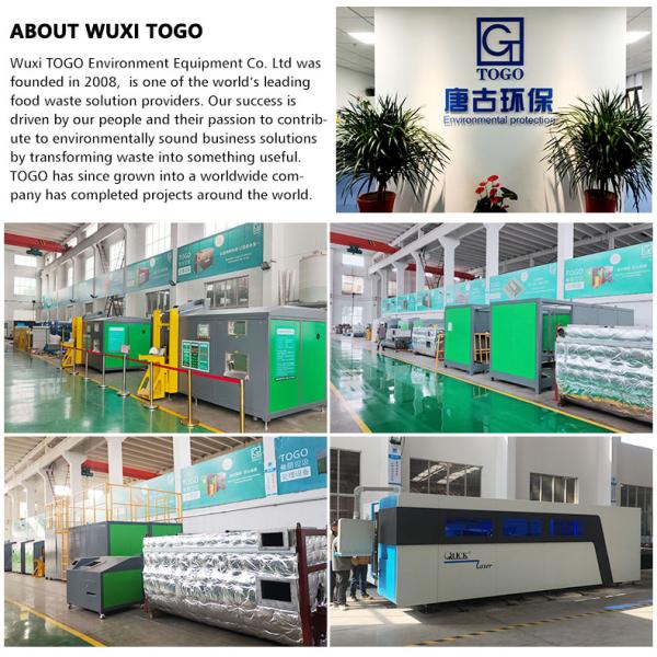 30Tons Per Day Waste Disposal Equipment Food Waste Shredder Organic Waste Recycling