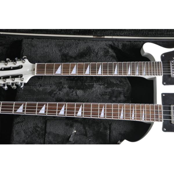 Double neck 4 string 4003 BASS GUITAR and 12 string elctric guitar color can custom guitar big R bridge