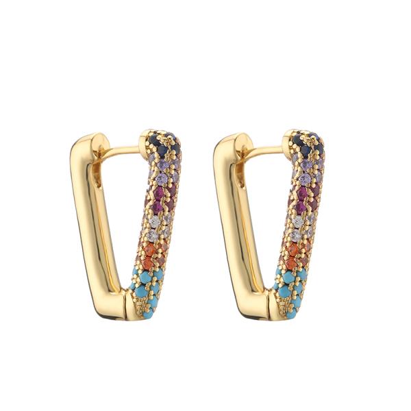 Роскошные серьги золота 24k фасонируют дам изготовленный на заказ диамант ювелирных изделий обил серьги