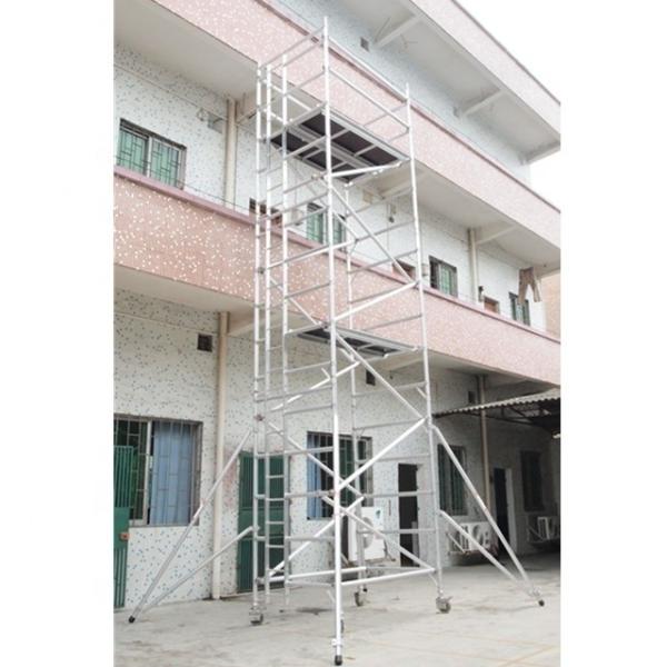 Tour d' échafaudage en aluminium léger, échafaudage en aluminium polyvalent cadre H