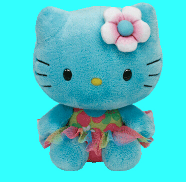 20cm Lovely Orange Hello Kitty Cartoon Stuffed Plush Toys For Collection