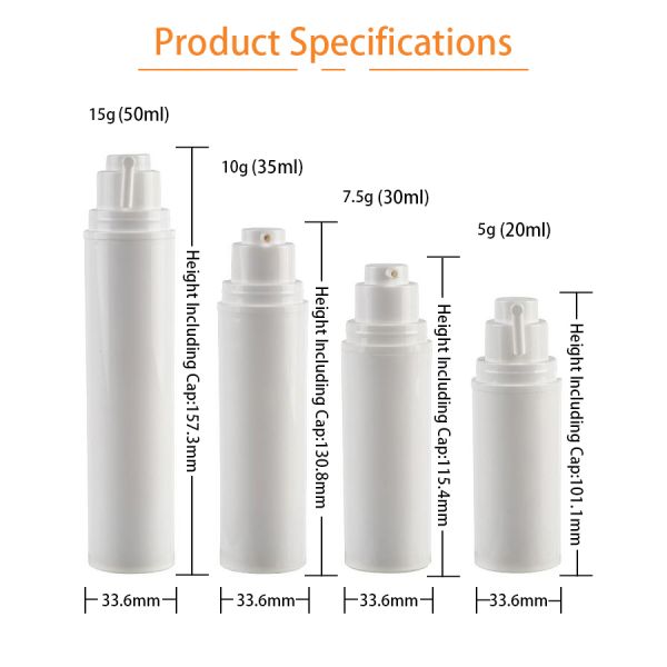 5g 7.5g 10g Plastic PP Powder Spray Bottle with Customized Colors and Silkscreen Printing