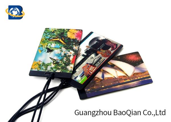 Beautiful Image Clothing Labels And Hang Tags 3D Lenticular Printing Service