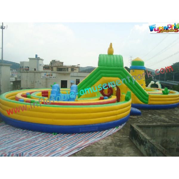 Outdoor Small Children Inflatable Amusement Park , Inflatable Sport Games Safe for Rental