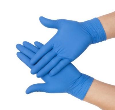 Disposable Nitrile glove  with CE for approval for Europe and SGS report
