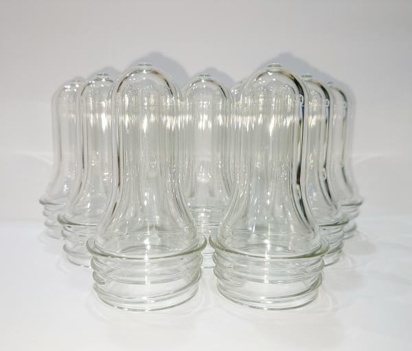 Transparent Pet Bottle Preform With Food Grade Plastic PE Lids Material