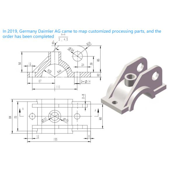 Часть на заказ Cnc изготовление нержавеющая сталь латунь медь пластик высокая точность поворота Cnc