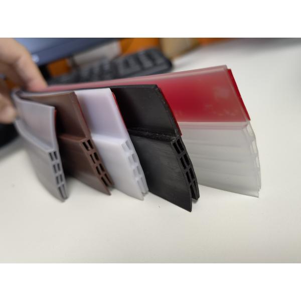 15cm Sample Length Free Silicone Rubber Door Bottom Seals for Dust and Water Protection