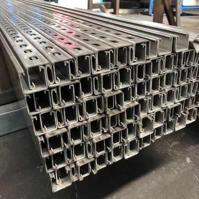 Industrial Structural SS Unistrut 316 Stainless Steel For Glass 6 Inch