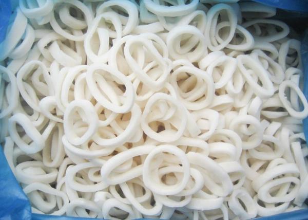 White Color Frozen Squid Tubes No Additives Diameter 3-7cm Chemical Off Todarodes